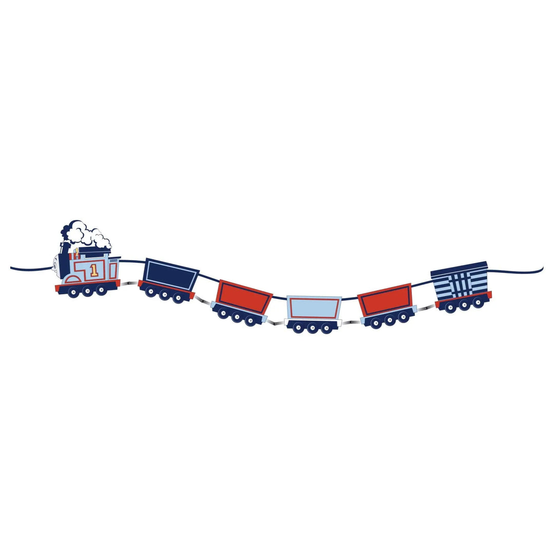Thomas & Friends Train Banner - Train Birthday Party Decoration - Happy Birthday Banner - Toddler Birthday - Tank Engine Party Supplies - Jolie Fete UK