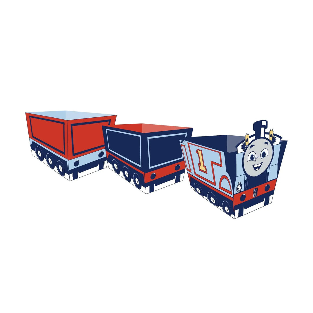 Thomas & Friends Centrepiece - Train Birthday Party Table Decoration - Thomas the Tank Engine Snack Trays - Officially Licensed - Jolie Fete UK