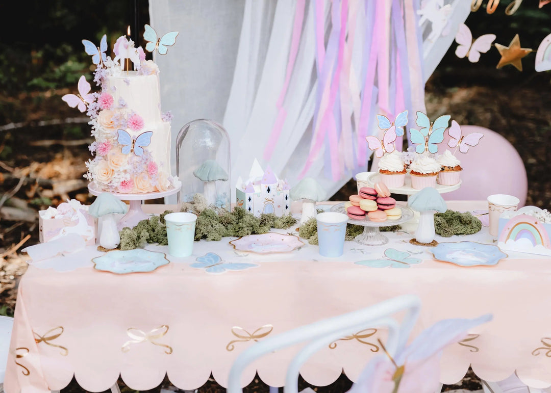 Unicorn Party Snack Boxes - Castle, Rainbow & Unicorn Designs With Gold Bows - Unicorn Party Supplies-Unicorn Birthday Decorations-Pack Of 6 - Jolie Fete UK