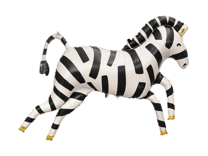 Zebra Balloon - Safari Birthday Decor - Giant Foil Balloon - Jungle Animal Balloons - Wild One Party -Kids Party Balloon - Jolie Fete UK