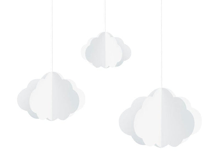 Clouds Decorations - White Hanging Cloud Decorations - Baby Shower Decorations - Birthday Decor -Party Decorations-Baby Nursery-1st Birthday