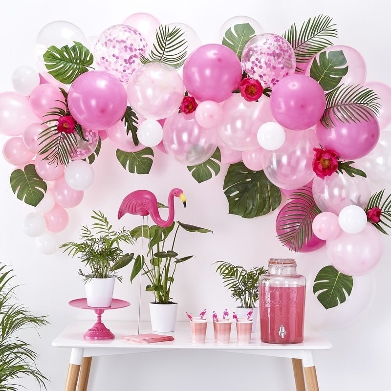 Pink Balloon Arch Kit - Pink Party Decorations - Pink Balloon Garland