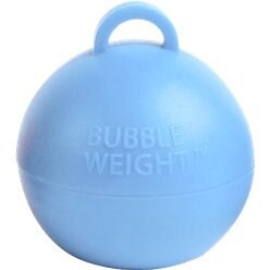 Blue Balloon Bubble Weight - Baby Blue Balloon Weight - 35g