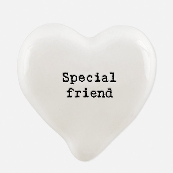 Special Friend Heart Pebble - Keepsake Token - Valentine's - Birthday Present - Gift For Friend-Friendship Gifts-Lockdown Gift-East Of India