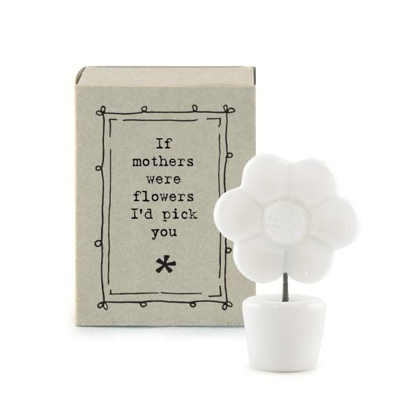 Porcelain Flower Matchbox Gift - Mother's Day Present - Gift For Mum - If Mothers Were Flowers - Birthday Gifts -flower In Pot-east Of India