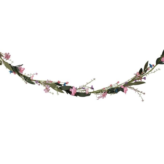 Artificial Flower Garland - Wildflower Floral Garland - Meadow Flowers - Boho Bride - Reusable Garland -Eco Hen Party-Botanical Bachelorette