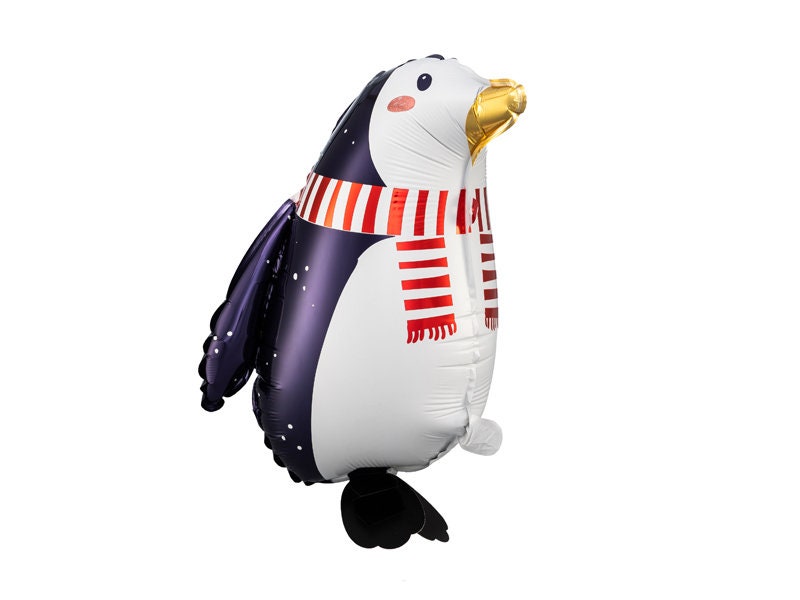 Penguin Balloon - Christmas Penhuin Balloon - Xmas Party Decorations - Seasonal Holiday Decor -Christmas Party Balloons-Christmas Photo Prop