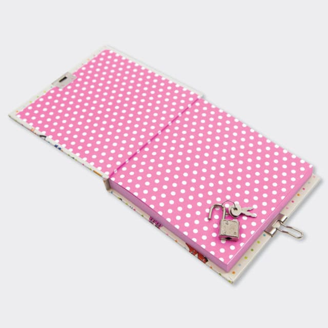 Kids Secret Diary With Lock - Notebook With Padlock And Two Keys - Lockable Journal - Gift For Girl - Rachel Ellen Designs