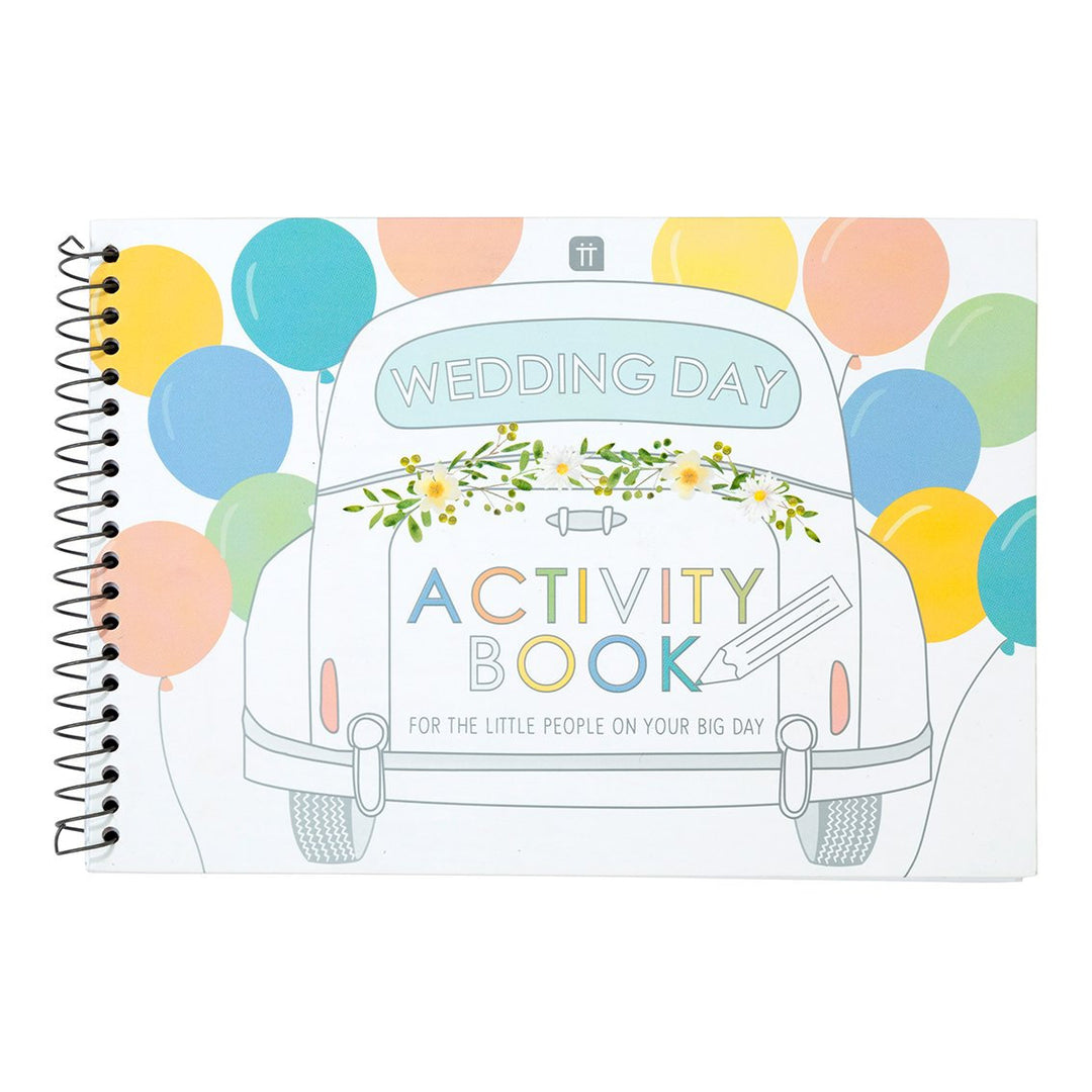 Wedding Kids Activity & Colouring Book - Wedding Entertainment Books For Children - Kids Wedding Table Accessory - Rachel Ellen Designs