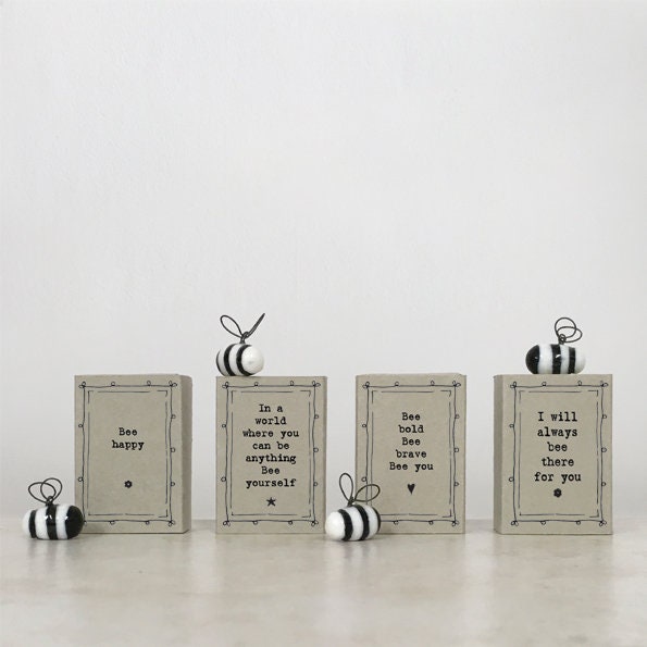 Bee Matchbox Gift - Birthday Present - Gift For Friend - Friendship Gifts  - In A World Where You Can Be Anything Bee Yourself-East Of India