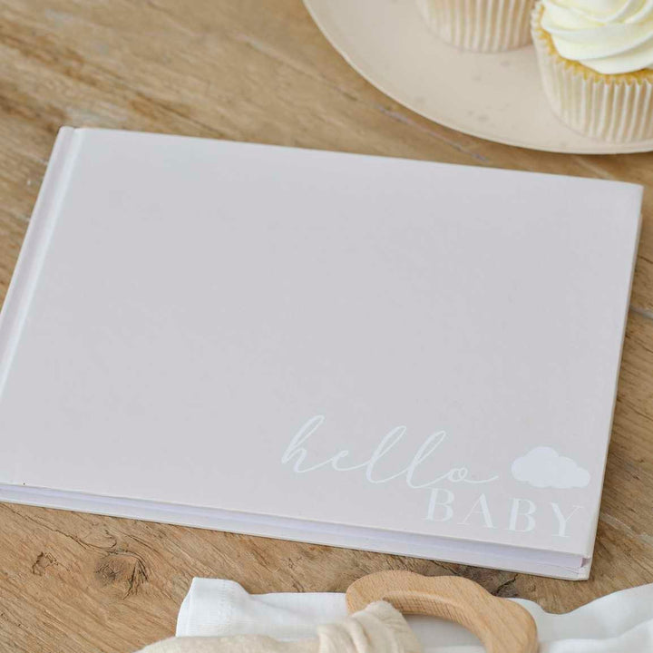 Baby Shower Guest Book - Hello Baby Guest Book - Christening Guest Book - Pregnancy Journal - Baby Photo Album - Baby Shower Keepsake