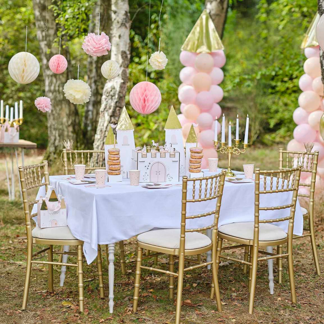 Pink And Gold Star Princess Party Cups - Pink Paper Cups - Princess Birthday Cups - Pink Baby Shower Cups - Princess Cups - Pack Of 8