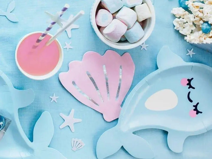 Iridescent Cake Toppers - Narwhal Cake Toppers - Mermaid party decor - Narwhal Party Supplies - Party decorations - Under the sea