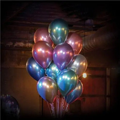 Mauve Chrome 11" round latex balloons