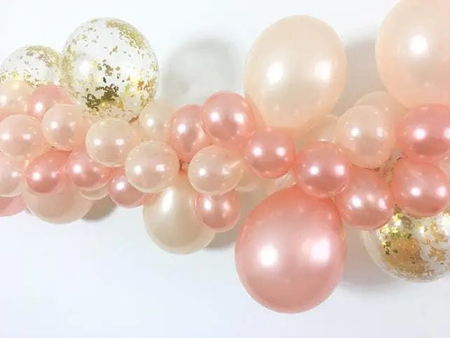 Small Peach 5" Round Latex Balloons - 5 Inch Mini Balloons