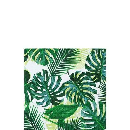 Tropical Leaf Paper Party Napkins