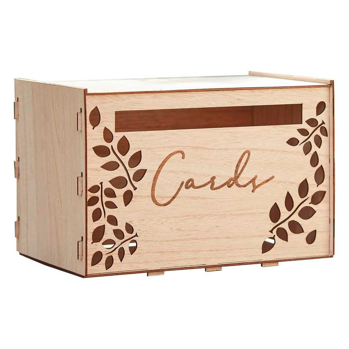 Wooden Wedding Card Box - Card Holder - Wedding Post Box - Rustic Wedding